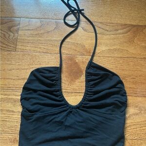 Forever 21 Black Ruched Camisole
